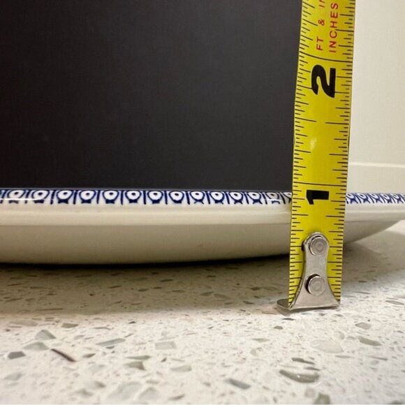 Vintage 1950s CHURCHILL Blue Willow Platter Gravy Boat Set Made in England - Picture 5 of 15